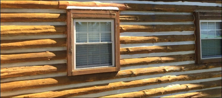 Log Home Whole Log Replacement  Forsyth County,  North Carolina